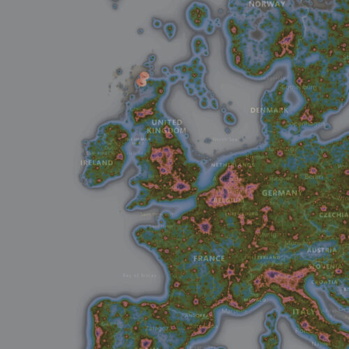 It's one of the darkest places in mainland Europe
